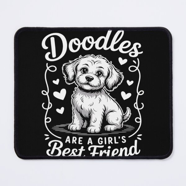 Item preview, Doodles Are A Girl's Best Friend Golden Labradoodle Doodle designed and sold by ProudForFunny.