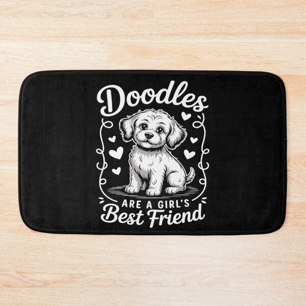 Item preview, Doodles Are A Girl's Best Friend Golden Labradoodle Doodle designed and sold by ProudForFunny.
