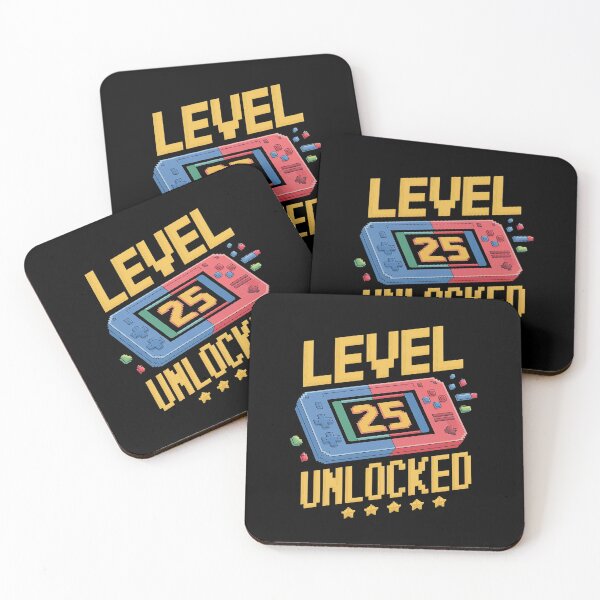 Item preview, Level 25 Unlocked 25 Year Old Men Gamer 25th Birthday  designed and sold by angolinnArt.