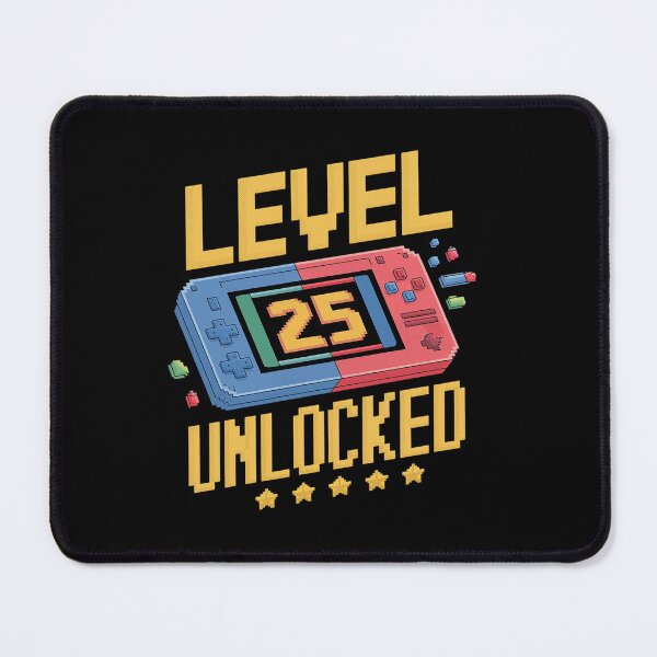 Item preview, Level 25 Unlocked 25 Year Old Men Gamer 25th Birthday designed and sold by angolinnArt.