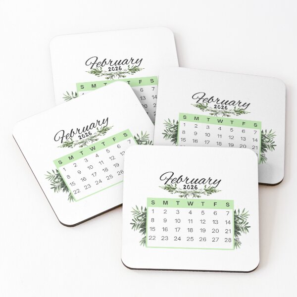 Item preview, February 2026 Calendar Plant Design designed and sold by iRenza.