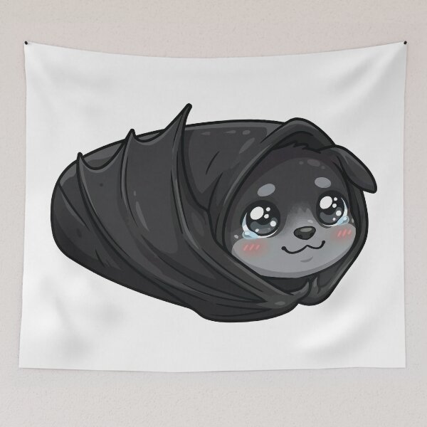 Item preview, Cozy Bat Burrito - Cute Sky Puppy designed and sold by Petzzz.