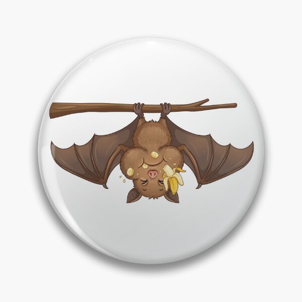 Item preview, Banana Bat - Fruit Bat Eating Snack designed and sold by Petzzz.