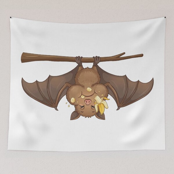 Item preview, Banana Bat - Fruit Bat Eating Snack designed and sold by Petzzz.