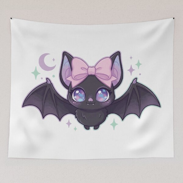 Item preview, Pastel Goth Bat - Creepy But Cute Aesthetic designed and sold by Petzzz.