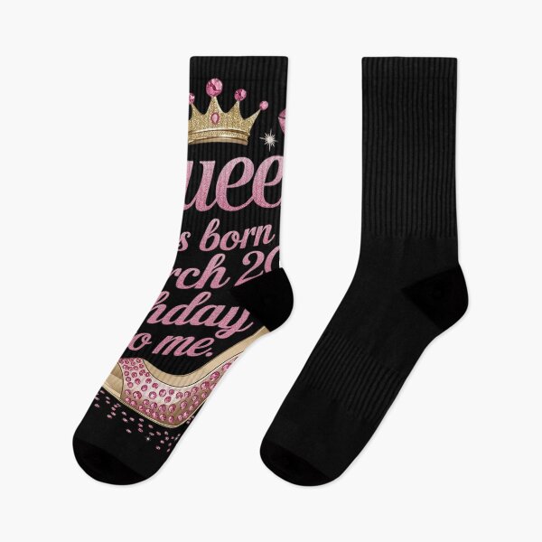 Item preview, A Queen Was Born on March 20 Happy Birthday To Me designed and sold by PowAcademy.