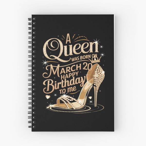 Item preview, A Queen Was Born on March 20, 20th March Birthday Queen designed and sold by MythWoot.