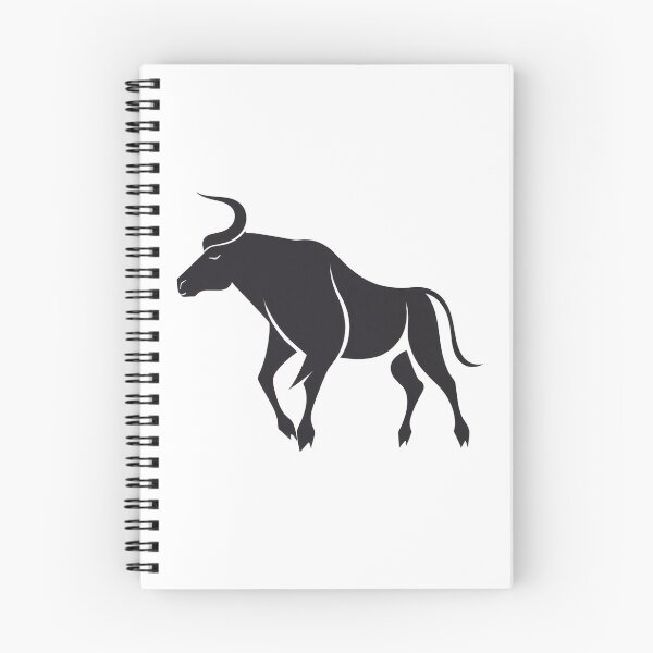 Item preview, Simple flat logo design of a black bull designed and sold by MiraCleAI.