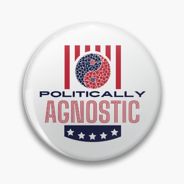 Item preview, Politically Agnostic | Yin-Yang Humor Quote Shirt designed and sold by PixelGrafiks.