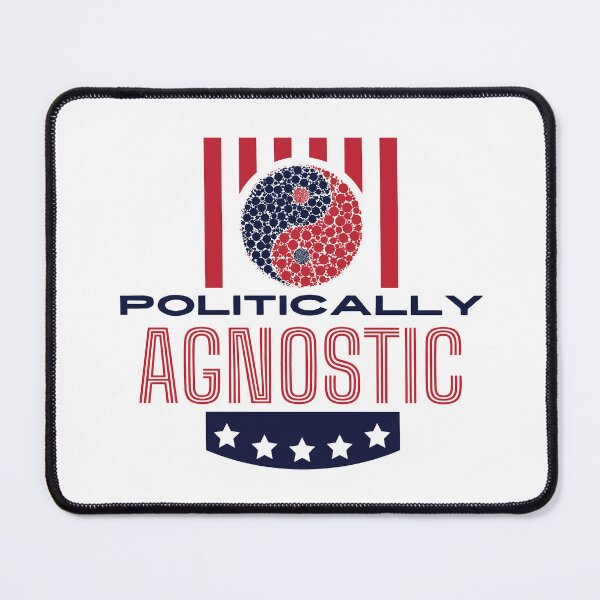 Item preview, Politically Agnostic | Yin-Yang Humor Quote Shirt designed and sold by PixelGrafiks.
