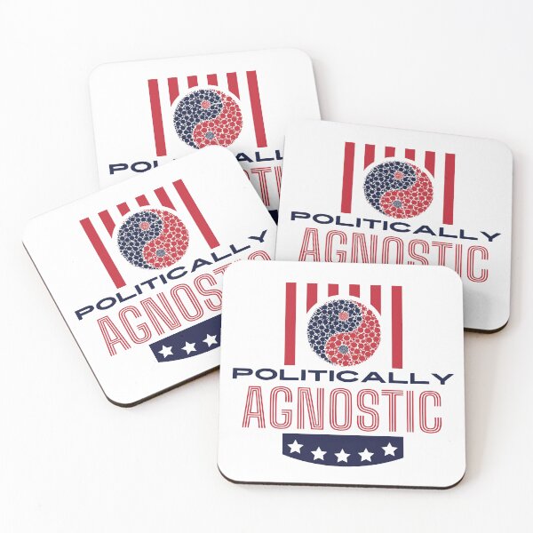 Item preview, Politically Agnostic | Yin-Yang Humor Quote Shirt designed and sold by PixelGrafiks.