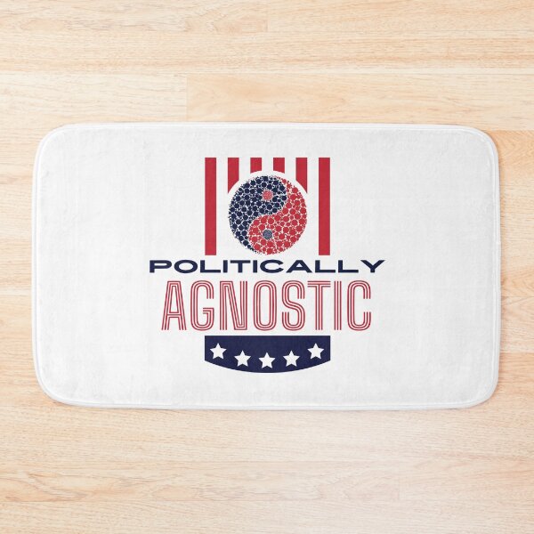 Item preview, Politically Agnostic | Yin-Yang Humor Quote Shirt designed and sold by PixelGrafiks.