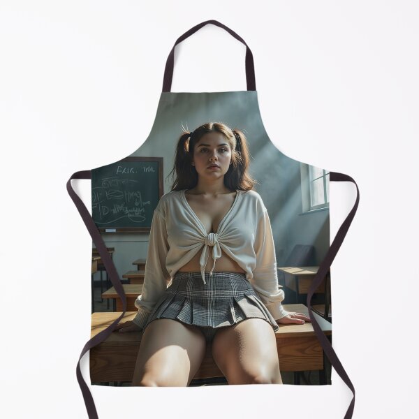 Item preview, a young Japanese student sitting on the desk designed and sold by blindblues50.