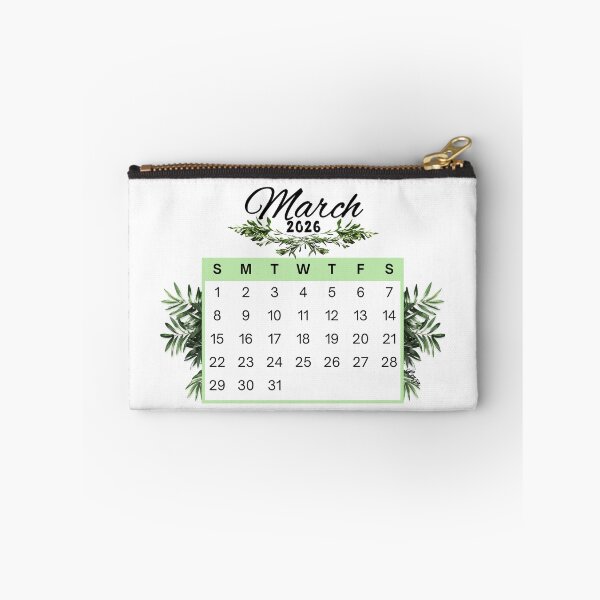 Item preview, March 2026 Calendar Plant Design designed and sold by iRenza.