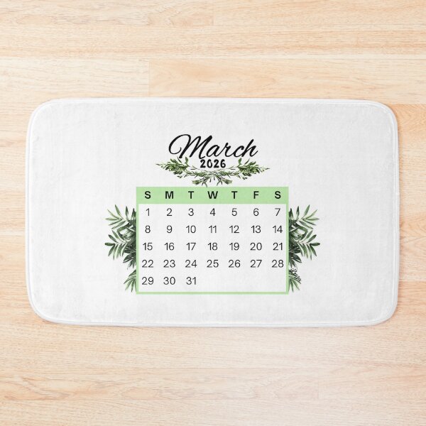 Item preview, March 2026 Calendar Plant Design designed and sold by iRenza.