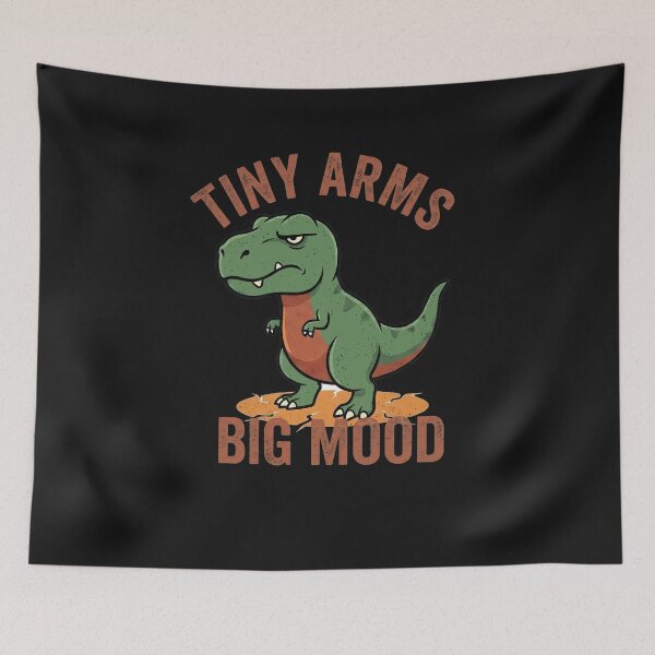 Item preview, Tiny Arms Big Mood T-Rex - Funny Grumpy Dinosaur Vintage Graphic designed and sold by AdyKurniawan.