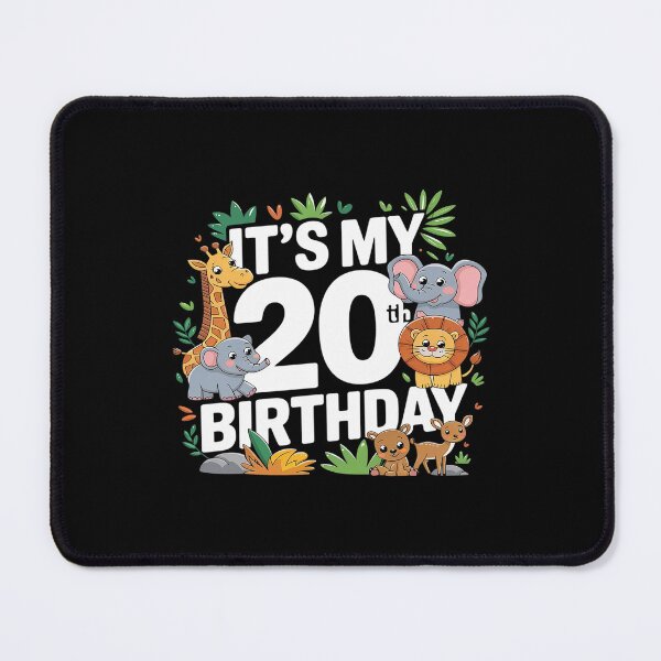 Item preview, Animals Dance Together Happy 20 Years It's My 20th Birthday designed and sold by MythWoot.