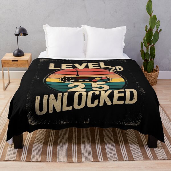 Item preview, Level 25 Unlocked Video Gamer 25th BirthdayLevel 25 Unlocked Video Gamer 25th Birthday  designed and sold by angolinnArt.