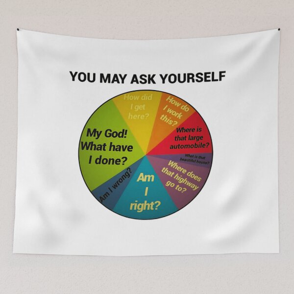 Item preview, Classic You May Ask Yourself Pie Chart designed and sold by karehildebrand.