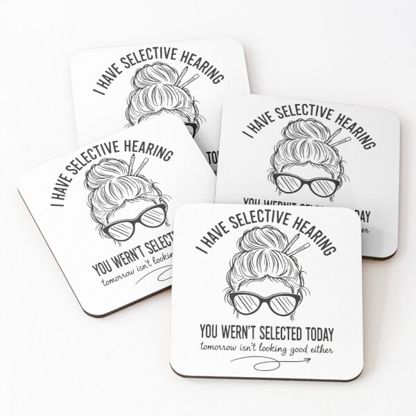 Item preview, I Have Selective Hearing Funny Mens Womens Saying Dad Joke  designed and sold by THREE LITTLE BEANS.
