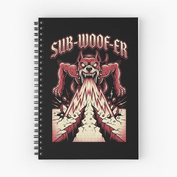 Item preview, Demonic Subwoofer Hell Dog designed and sold by Flying Doggo.