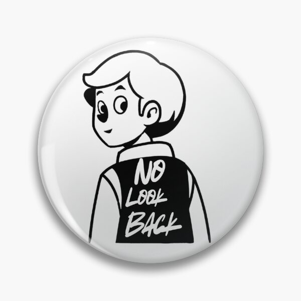 Item preview, No Look Back – Motivational Streetwear Quote Illustration designed and sold by A1MarketDesigne.