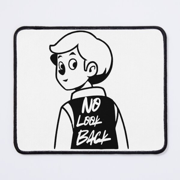 Item preview, No Look Back – Motivational Streetwear Quote Illustration designed and sold by A1MarketDesigne.