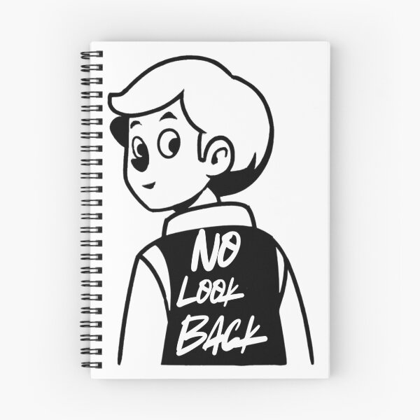 Item preview, No Look Back – Motivational Streetwear Quote Illustration designed and sold by A1MarketDesigne.