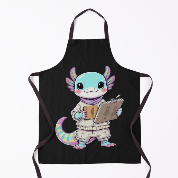 Item preview, Fashion Sketcher Axolotl – Creative Designer Aesthetic Illustration designed and sold by ColorSplash123.