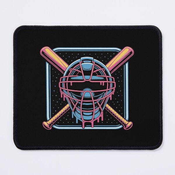 Item preview, Dripping Baseball Catcher Mask Baseball Fan Street Style designed and sold by ProudForFunny.