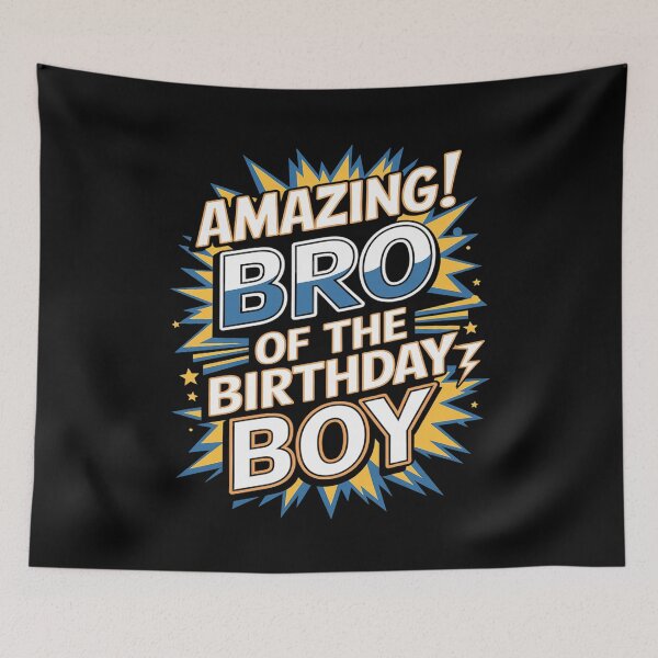 Item preview, Brother of the Birthday Boy Matching Family Bro designed and sold by PowAcademy.