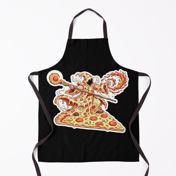 Item preview, Pizza Wizard - Funny Food Warrior Pizzeria Decor Sticker designed and sold by SarashiArt.