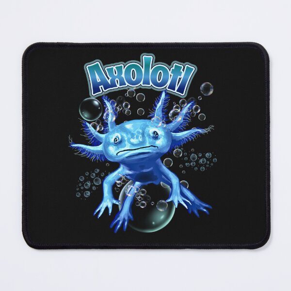 Item preview,  Axolotl Blue Bubble Splash designed and sold by Tripp Art Studio.