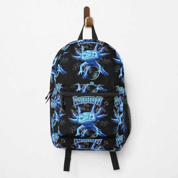 Item preview,  Axolotl Blue Bubble Splash designed and sold by Tripp Art Studio.