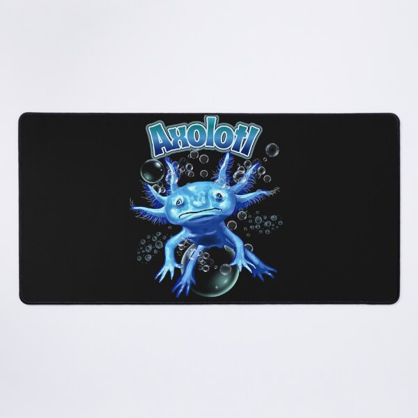 Item preview,  Axolotl Blue Bubble Splash designed and sold by Tripp Art Studio.