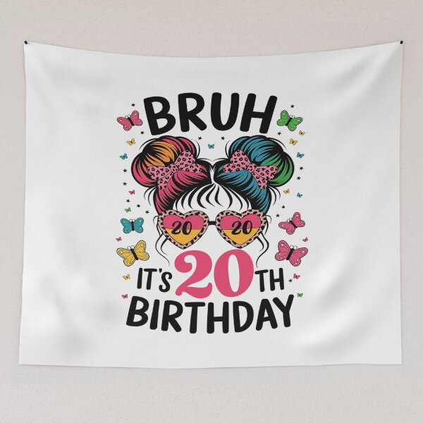 Item preview, Bruh It's My 20th Birthday 20 Year Old Birthday Girl designed and sold by PowAcademy.