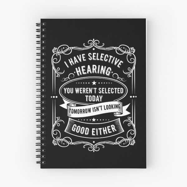 Item preview, I Have Selective Hearing Funny Mens Womens Saying Dad Joke  designed and sold by THREE LITTLE BEANS.
