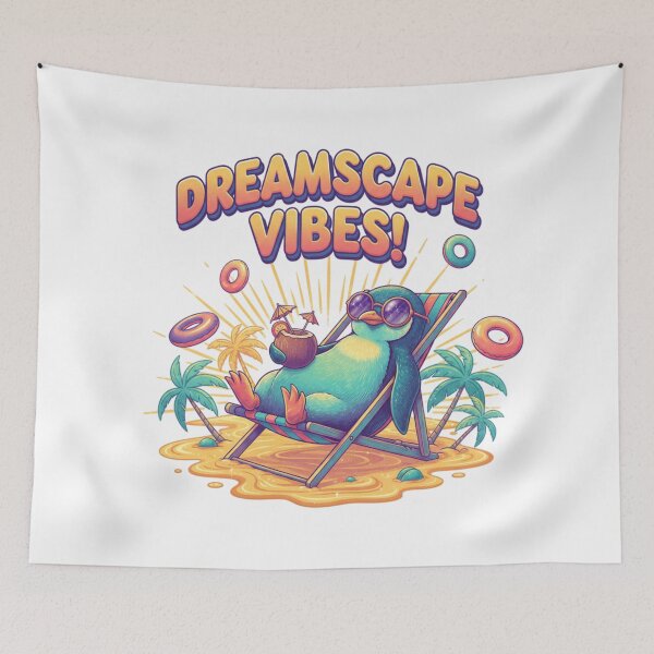 Item preview, Dreamscape Vibes! Tropical Penguin designed and sold by Dano-Designs.