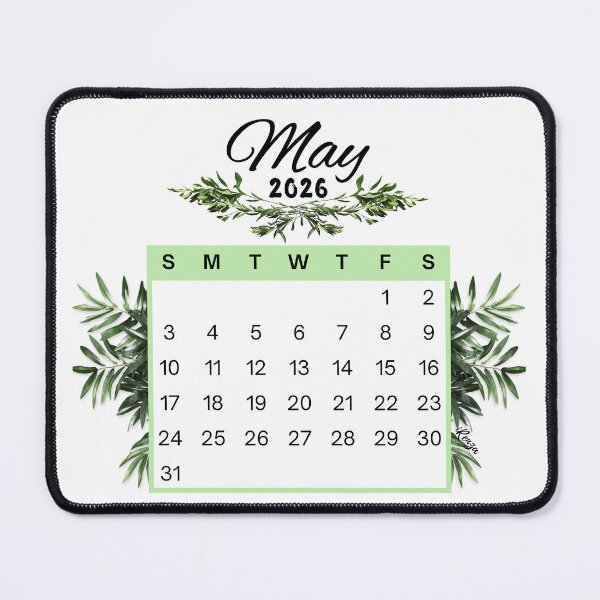 Item preview, May 2026 Calendar Plant Design designed and sold by iRenza.