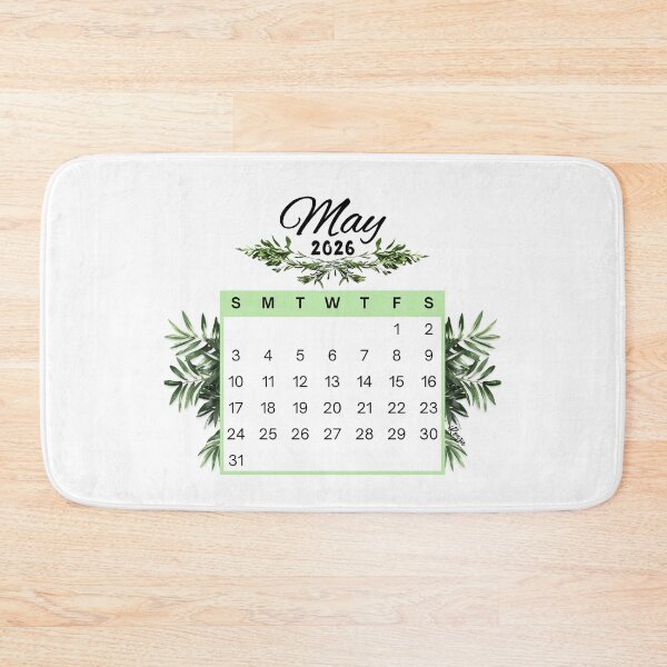 Item preview, May 2026 Calendar Plant Design designed and sold by iRenza.