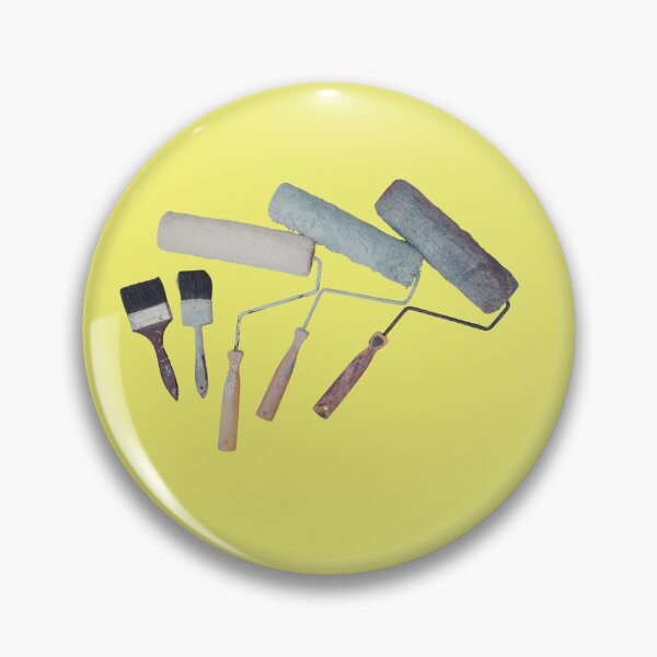 Item preview, Professional house painting tools with rollers and brushes on plain background designed and sold by bvdesignart.