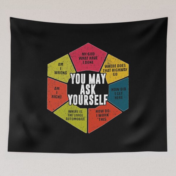 Item preview, Vintage You May Ask Yourself Question Wheel designed and sold by karehildebrand.