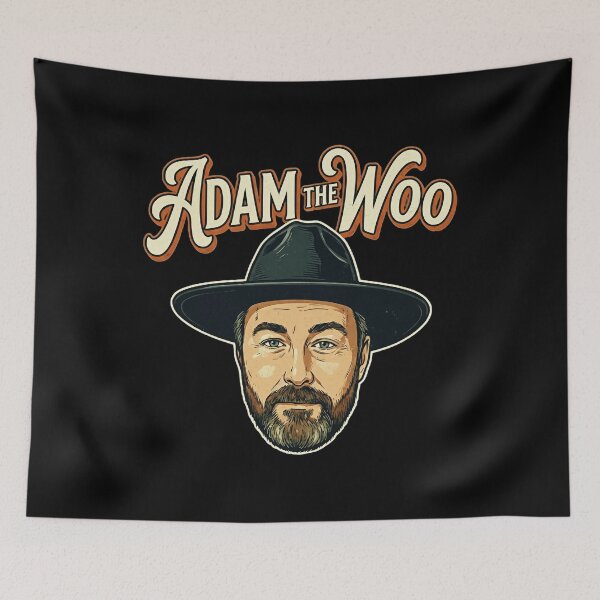 Item preview, Adam The Woo Cartoon Hat Illustration designed and sold by JulieHampto.