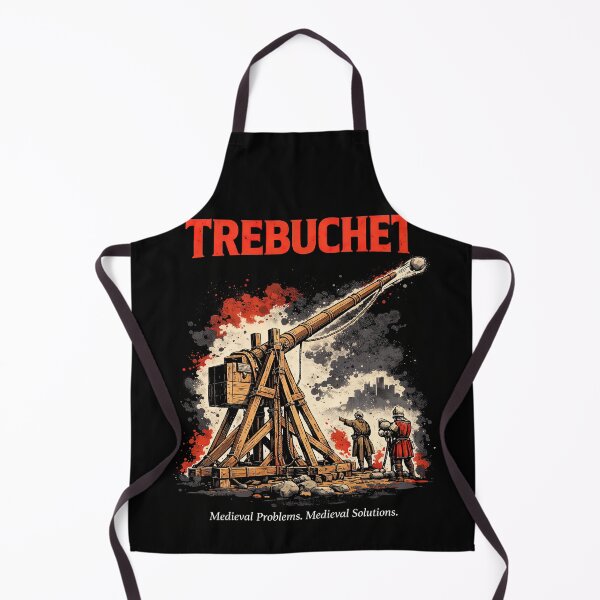 Item preview, Trebuchet Medieval Problem Medieval Solution designed and sold by Retr0Tshirts.