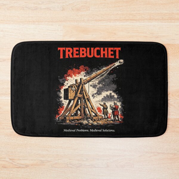 Item preview, Trebuchet Medieval Problem Medieval Solution designed and sold by Retr0Tshirts.