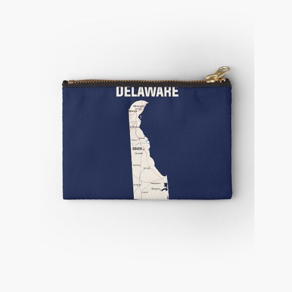 Item preview, Delaware State Map - Modern Minimalist Geography Art designed and sold by mashmosh.