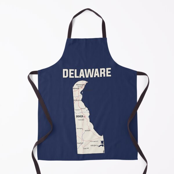 Item preview, Delaware State Map - Modern Minimalist Geography Art designed and sold by mashmosh.