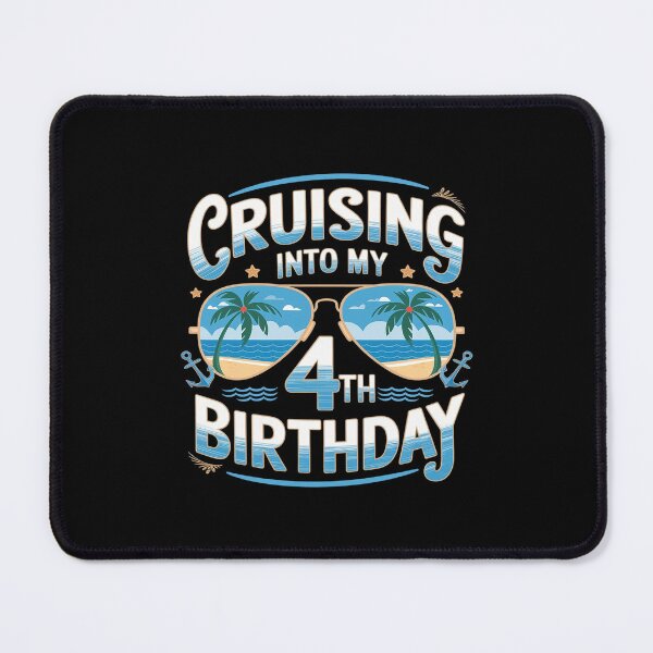 Item preview, Cruising Into My 4th Birthday-4th Birthday Cruise 2024 designed and sold by MythWoot.