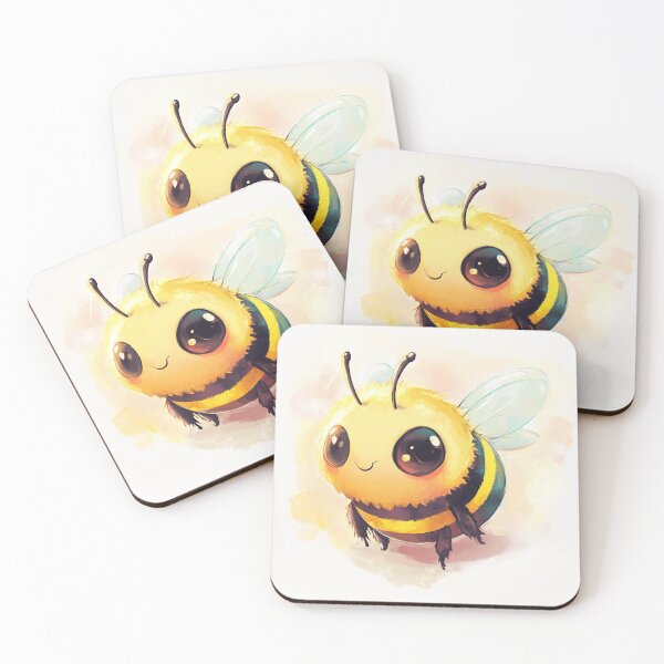 Item preview, Adorable Bee Character Soft Watercolor Style Illustration designed and sold by EL-Lebedenko.