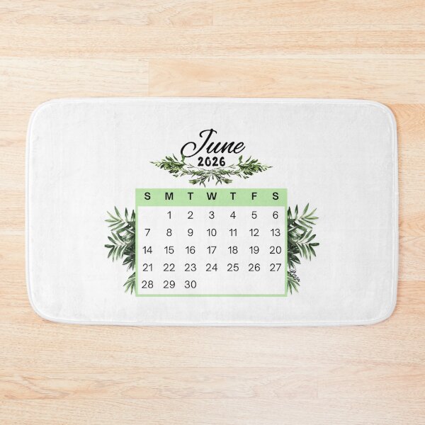 Item preview, June 2026 Calendar Plant Design designed and sold by iRenza.
